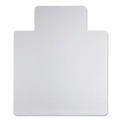 Office Chair Mats | Alera CM12233ALEPL 45 in. x 53 in. Moderate Use Wide Lipped Studded Chair Mat for Low Pile Carpet - Clear image number 0