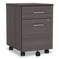 Office Filing Cabinets & Shelves | Linea Italia LITTR752MOC 16.5 in. x 19.75 in. x 23.63 in. Left or Right 2-Drawer Box/File Legal/Letter Trento Line Mobile Pedestal File - Mocha image number 1