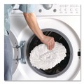 Mops | O-Cedar 172385CT EZWring Patented Microfiber Spin Mop Refill Custom Size for EZ Wring Mop Systems - White (4 Packs/Carton) image number 5