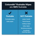Cleaning Cloths | Cottonelle 35970 Fresh Care 1-Ply 3.73 in. x 5.5 in. Flushable Cleansing Cloths - White (8/Carton) image number 7