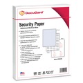 Retail Store Supplies | DocuGard 04545 8.5 in. x 11 in. 24 lbs. Bond Weight Medical Security Papers - Blue (1-Ream) image number 0