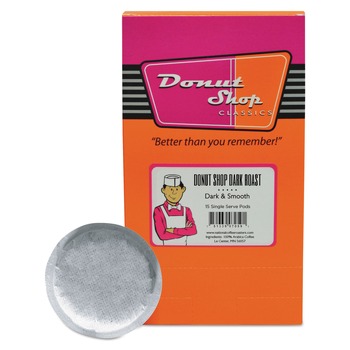  | National Coffee Roasters NCR8599961590 Donut Shop Coffee Pods - Dark Roast (15/Box)