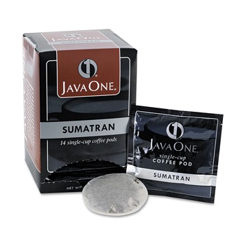 Java One 39860006141 Single Cup Coffee Pods - Sumatra Mandheling (14/Box)