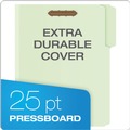 File Folders | Pendaflex 17178EE 1/3-Cut Tabs 1 in. Expansion 2 Fasteners Letter Size Heavy-Duty Pressboard Folders - Green (25/Box) image number 2