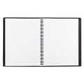 Notebooks & Pads | Blueline B41.81 80-Sheet 11 in. x 8.5 in. 1-Subject Medium/College Rule Duraflex Poly Notebook - Black Cover image number 1