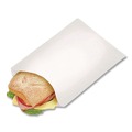 Food Trays, Containers, and Lids | Bagcraft 300405 6 in. x 6.5 in. Grease-Resistant Single-Serve Bags - White (2000/Carton) image number 2