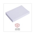 Flash Cards | Universal UNV47230EE 4 in. x 6 in. Index Cards - Ruled, White (100/Pack) image number 5