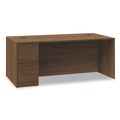 Office & Office Supplies | HON H105898L.PINCPINC 10500 Series 66 in. x 30 in. x 29.5 in. Left Pedestal Box/Box/File Single Pedestal Desk - Pinnacle image number 0