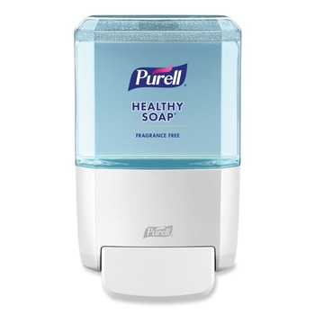 CLEANING AND SANITATION ACCESSORIES | PURELL 5030-01 ES4 4.88 in. x 8.8 in. x 11.38 in. 1,200 mL Push-Style Soap Dispenser - White (1/Carton)