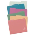 File Folders | U Brands 6597U01-12 1/3 Cut Tabs Letter Size U-Eco Poly File Folders - Assorted Colors (24/Pack) image number 0