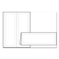 Labels | Avery 05915 3.5 in. x 11 in. Large Embossed Tent Card - Ivory (1 Card/Sheet, 50 Sheets/Pack) image number 5