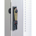 Office & Office Supplies | Durable 196623 36-Key 11.75 x 4.63 x 11 Brushed Aluminum Locking Key Cabinet - Silver image number 4