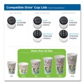 Just Launched | Dixie 5342DX PerfecTouch 12 oz.Paper Hot Cups - Coffee Haze Design (25/Sleeve, 20 Sleeves/Carton) image number 4