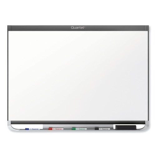 White Boards | Quartet P558GP2 Prestige 2 DuraMax 96 in. x 48 in. Magnetic Porcelain Whiteboard - Graphite Frame image number 0