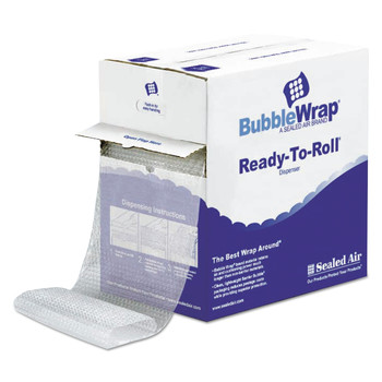 PACKAGING MATERIALS | Sealed Air 88655 12 in. x 175 ft. 0.19 in. Thick Bubble Wrap Cushioning Material in Dispenser Box (1/Carton)