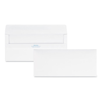 Quality Park QUA11118 Redi-Seal 4.13 in. x 9.5 in. No. 10 Commercial Flap Adhesive Closure Envelope - White (500/Box)