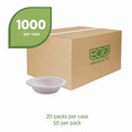  | Eco-Products EP-BL12 12 oz. Renewable Sugarcane Bowls - Natural White (20/Carton) image number 5