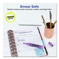 Highlighters | Avery 24060 HI-LITER Desk-Style Chisel Tip Highlighters - Fluorescent Purple Ink/Black Barrel (1-Dozen) image number 5