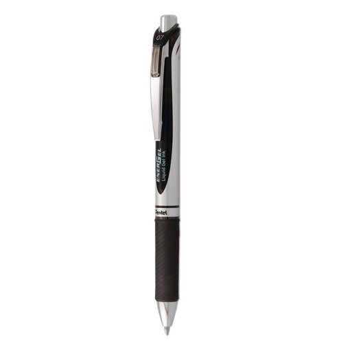 Pens | Pentel BL77-A 0.7 mm EnerGel RTX Gel Pen - Medium/Black Ink/Black/Gray Barrel image number 0