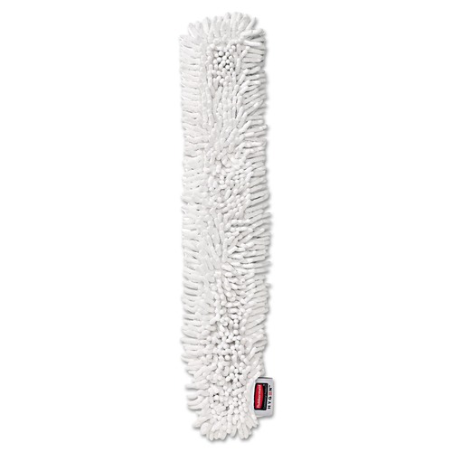 Just Launched | Rubbermaid Commercial HYGEN FGQ85300WH00 HYGEN Quick-Connect Microfiber Dusting Wand Sleeve - White (6/Carton) image number 0