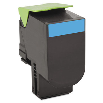 Lexmark 80C10C0 1000 Page-Yield Return Program Toner - Cyan
