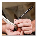 Pens | Paper Mate 2095454 Profile 1 mm Retractable Ballpoint Pen - Red Ink/Translucent Red Barrel/Medium (1-Dozen) image number 4