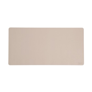 Smead 64831 31.5 x 15.7 Vegan Leather Desk Pads - SandStone