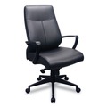 Office Chairs | Tempur-Pedic by Raynor TP300 19.57 in. to 22.56 in. Seat Height 300 Leather High-Back Chair Supports Up to 250 lbs. - Black image number 1