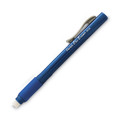 Erasers & Correction Supplies | Pentel ZE22C Clic Eraser Grip Eraser For Pencil Marks - White Eraser/Blue Barrel image number 1