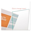 Office Presentation Supplies | Deflecto 5991790 8.5 in. x 11 in. Insert Superior Image Premium Green Edge Sign Holders - Clear/Green image number 8