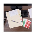 Labels | Universal UNV40115 0.75 in. Diameter Self-Adhesive Removable Color-Coding Labels - Green (28/Sheet, 36 Sheets/Pack) image number 6