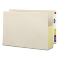File Folders | Smead 76164 3.5 in. Expansion Legal Size End Tab File Pockets with Tear Resistant Gussets - Manila (10/Box) image number 1