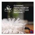 Cleaning Brushes | O-Cedar 172170CT Flex and Catch Polyester Duster Heavy-Duty Refills - White (4 Packs/Carton) image number 8