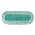  | Rubbermaid Commercial FGQ41800GR00 18 in. Microfiber Dust Pad with Fringe - Green (6/Carton) image number 0