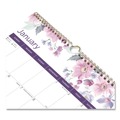 Bulletin Boards | Blueline C173126 12-Month (Jan to Dec): 2026 12 in. x 17 in. Passion Floral Artwork Colorful Wall Calendar - White/Multicolor Sheets image number 1