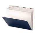 File Jackets & Sleeves | Pendaflex DDF3-OX 20 Dividers Alpha Index Letter Size Expanding Desk File - Dark Blue Cover image number 1