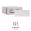 Back to School Sale | Universal UNV35209 #9 Square Flap Open-Side Gummed Business Envelope - White (500/Box) image number 4