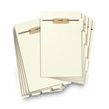 File Folders | Smead 35650 Stackable 1/5-Cut Bottom Tab Folder Dividers with 1 Fastener - Legal Size/Manila (50/Pack) image number 0