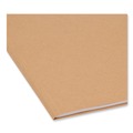 File Folders | Smead 10776 2/5-Cut Tabs Right of Center Letter 0.75 in. Expansion Guide Height Reinforced Heavyweight Kraft File Folder - Brown (100/Box) image number 4