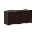 Office Desks & Workstations | Alera ALEVA256024MY Valencia Series 59.13 in. x 23.63 in. x 29.5 in. Credenza Shell - Mahogany image number 3