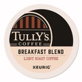 Coffee | Tully's Coffee 5000330027 Coffee K-Cups - Breakfast Blend (24/Box) image number 1