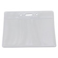 Label & Badge Holders | SICURIX BAU67830 Sicurix 4 in. x 3 in. Vinyl Badge Holder - Clear (50/Pack) image number 1
