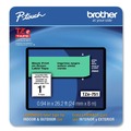 Tapes | Brother P-Touch TZE751CS 0.94 in. x 26.2 ft. TZe Laminated Removable Label Tapes - Black on Green image number 0