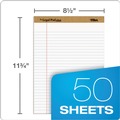 Notebooks & Pads | TOPS 71533 The Legal Pad Plus 8.5 in. x 11.75 in. Sheets Wide/Legal Rule Ruled Perforated Pads with 40 pt. Back - White (1-Dozen) image number 7