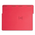 File Folders | Smead 17740 0.75 in. Expansion 2 Fasteners Legal Size Top Tab Colored Fastener Folders - Red Exterior (50/Box) image number 1