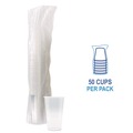Cups and Lids | Boardwalk BWKTRANSCUP20PK 20 oz. Translucent Plastic Cold Cups - Clear (50/Pack) image number 2