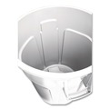 Trash & Waste Bins | Rubbermaid Commercial FG261000WHT 10 gal. Vented Round Plastic Brute Container - White image number 1