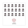 Paper Clips, Binder Clips, & Fasteners | Universal UNV31260 Bulldog Magnetic Clips - Small, Nickel (18/Pack) image number 7