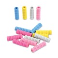 Back to School Sale | Tatco 19711 1.75 in. Long Ribbed Pencil Cushions - Assorted Colors (1-Set) image number 2