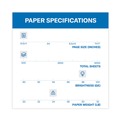 Back to School Sale | Hammermill 10768-1 3 Hole 24 lbs. 8.5 in. x 11 in. 98 Bright Premium Laser Print Paper - White (500/Ream) image number 2